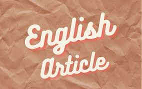 Cover Artikel Bahasa Inggris